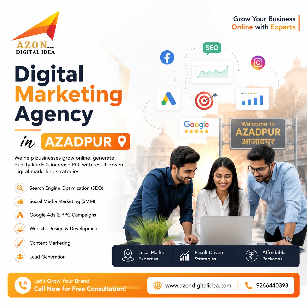 Digital Marketing Agency in Azadpur